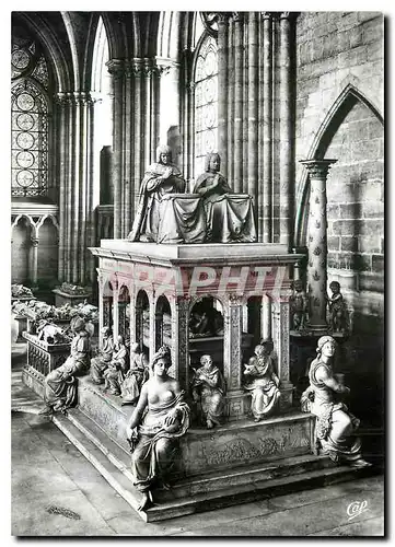 Cartes postales moderne Basilique de Saint Denys Tombeau de Louis XII et d'Anne de Bretagne