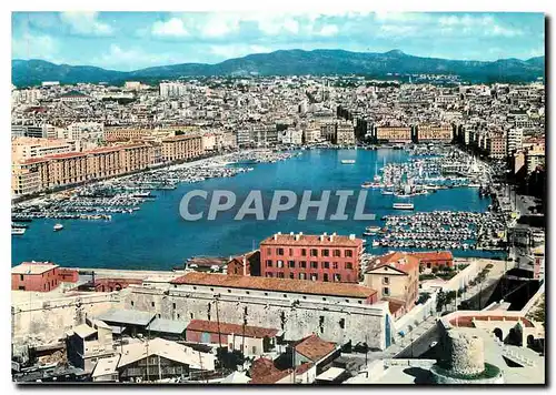 Cartes postales moderne Marseille Panorama sur le Port