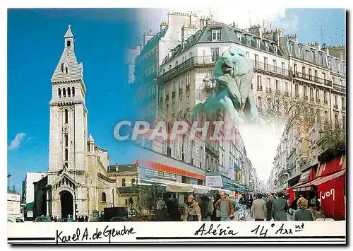 Cartes postales moderne Paris Alexia XIV  Lion