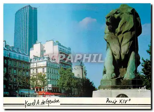 Cartes postales moderne Paris XIV  Lion