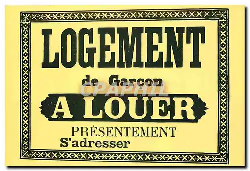 Cartes postales moderne Logement de Garcon Musee de l'Affiche et du Tract