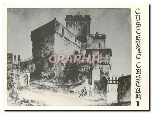 Cartes postales moderne Sermoneta Riproduzione dell antico Castello