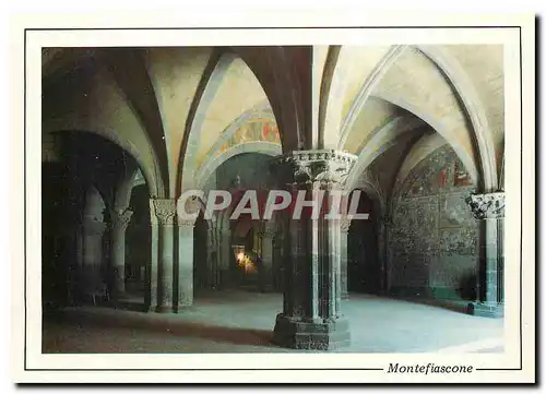 Moderne Karte Montefiascone Interno della Basilica di S Flaviano