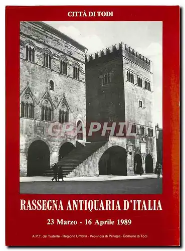 Cartes postales moderne Citta di Todi Rassegna Antiquarian d'Italia