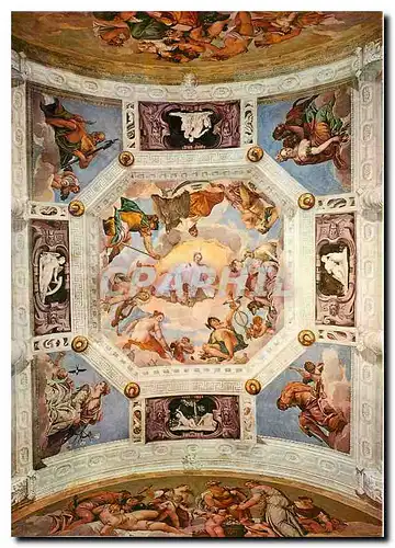 Moderne Karte Villa di Maser Paolo Veronese Stanza dell'Olimpo