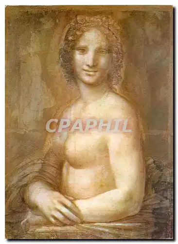 Cartes postales moderne La Joconde Nue Leonardo da Vinci Musee Conde Chantilly