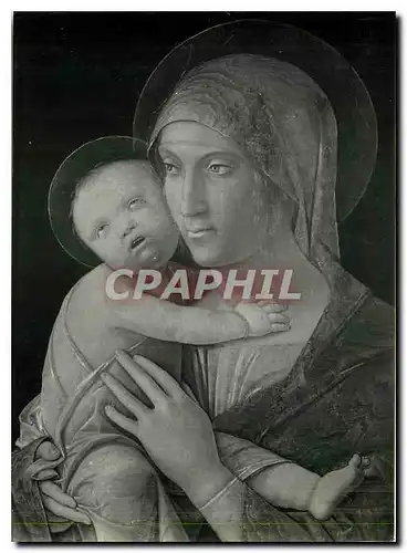Cartes postales moderne Accademia Carrara Bergamo Andrea Mantegna Madonna col Bambino