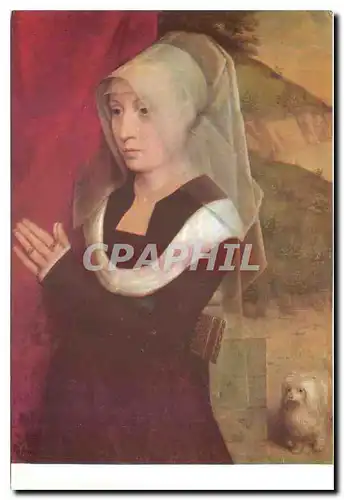 Moderne Karte Hans Memling Portret de femeire rugindu se