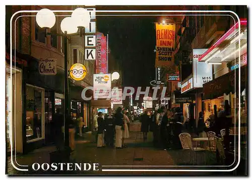 Moderne Karte Oostende Vlaanderenstraat