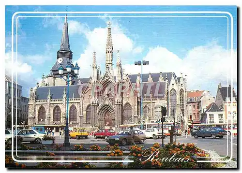 Cartes postales moderne Roubaix Eglise Saint Martin Regard sur le Nord France