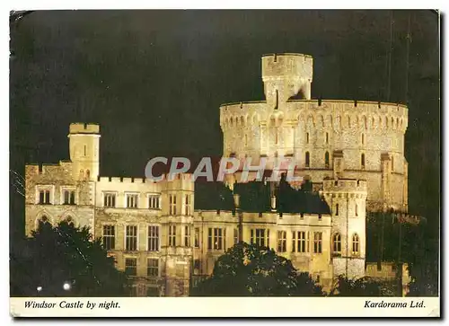 Cartes postales moderne Windsor Castle by night