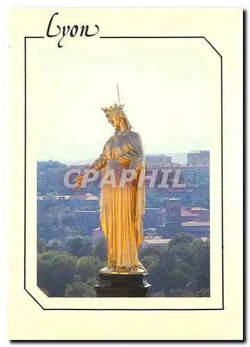 Cartes postales moderne Lyon Vierge doree de Fabisch