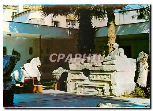 Cartes postales moderne Sarcophage vase en pierre et griftons du mausolee de Belevi