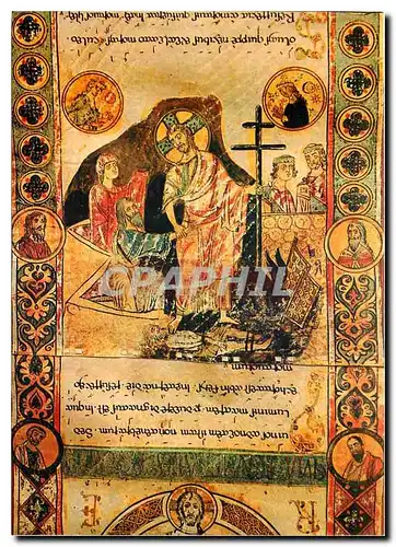Cartes postales moderne Bari Exultet La resurrezione di Cristo l'Anastasis Discesa al Limbo