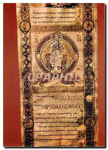 Cartes postales moderne Bari Exultet iniziale di vere quia dignum con Cristo in trono