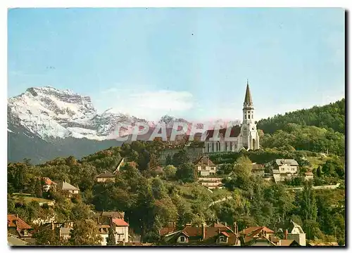 Moderne Karte Annecy Basilique de la Visitacion et la Tournette