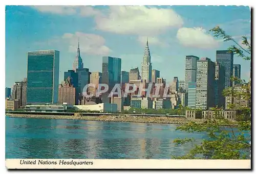 Moderne Karte United Nations Headquarters New York