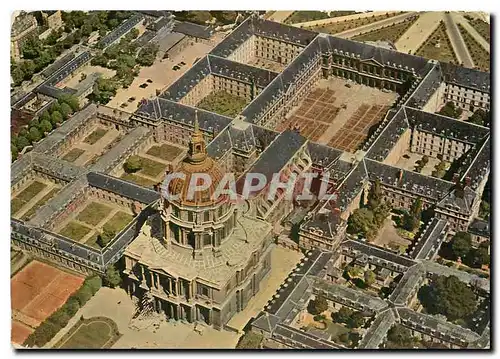 Moderne Karte Paris La Chapelle et l'Hotel des Invalides