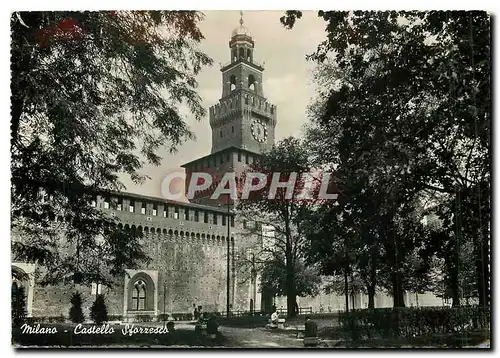 Cartes postales moderne Milano Castello Sforresco
