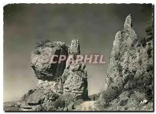 Moderne Karte En Parcourant les Gorges du Tarn Environs de Meyrueis Breche de la Femme