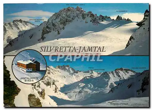 Cartes postales moderne Silvretta Skitourengebiet Jamtal Tirol Osterreich