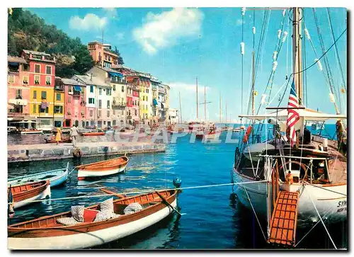 Cartes postales moderne Portofino Scorcio pittoresco Bateaux