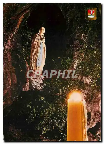 Moderne Karte Lourdes La Vierge de la Grotte Miraculeuse