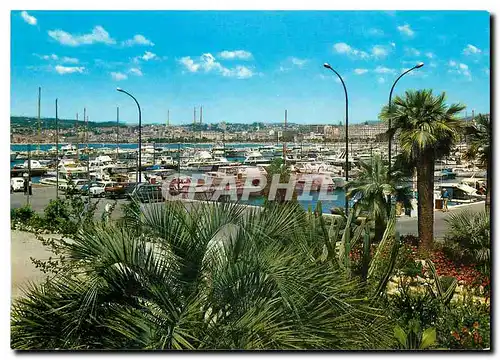 Moderne Karte Cannes Le Port Canto et la Croisette