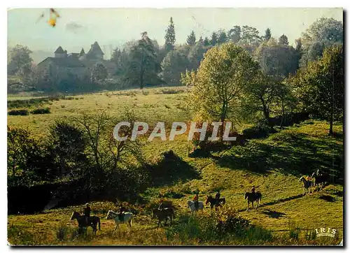 Moderne Karte Promenade Equestre En Limousin