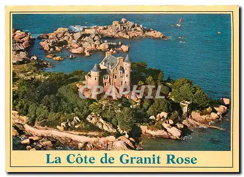 Cartes postales moderne La Cote de Granit Rose Le chateau de Costaeres