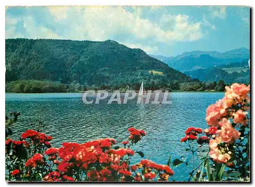 Moderne Karte L'Auvergne touristique Le Lac Chambon