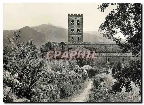 Cartes postales moderne St Michel de Cuxa PO Vue generale et Canigou