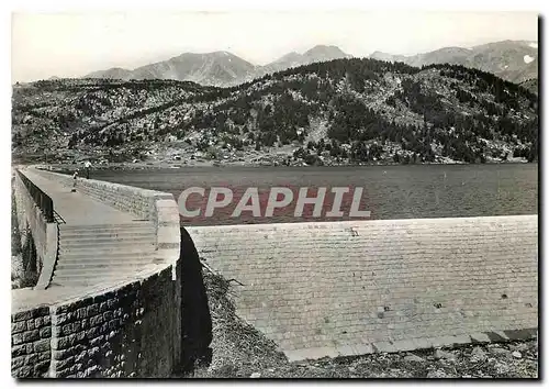 Moderne Karte Barrage des Bouillouses PO et le pic de Carlitte