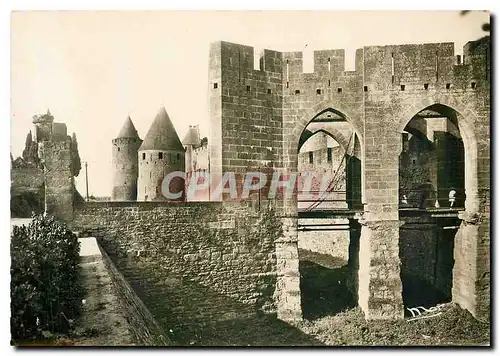 Moderne Karte Carcassonne La Porte Narbonnaise