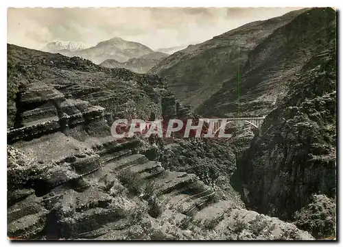 Moderne Karte Gorges de Daluis Le Pont de la Mariee