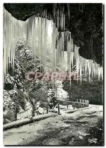 Moderne Karte Les Alpes Maritimes Les Gorges du Cians en hiver Route  de Touet sur Var a Beuil