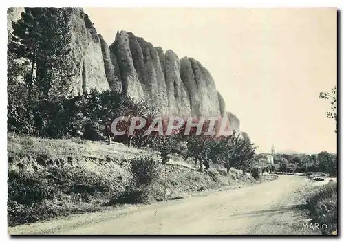 Moderne Karte Les Mees Basses Alpes Vue generale des Penitents