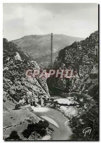 Cartes postales moderne Castellane Basses Alpes Le barrage de Chaudanne et le Verdon