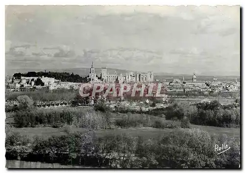 Moderne Karte Avignon Vaucluse Vue d'ensemble Rocher des Doms