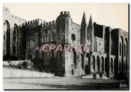 Cartes postales moderne Avignon Facade occidentale du Palais des Papes