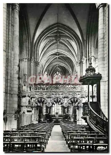 Moderne Karte Troyes Aube Interieur de l'Eglise de la Madeleine