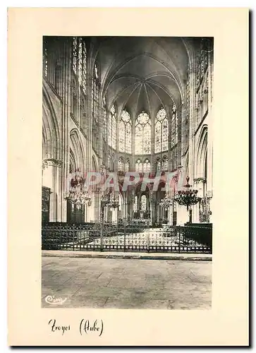 Moderne Karte Troyes Aube La Cathedrale Vue du Choeur