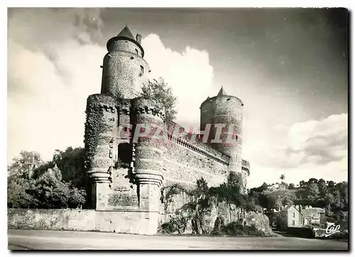 Moderne Karte Fougeres Le Chateau la Poterne Tours Gobelin et Melusine