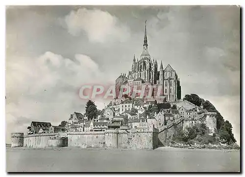 Moderne Karte Le Mont Saint Michel Manche Ensemble Est