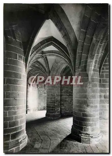 Moderne Karte Abbaye du Mont St Michel Manche