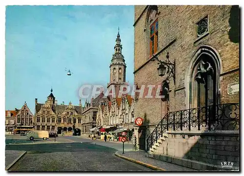Cartes postales moderne Furnes Grand Place