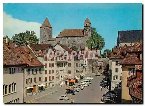 Cartes postales moderne Rapperswil Hauptplatz und Schloss