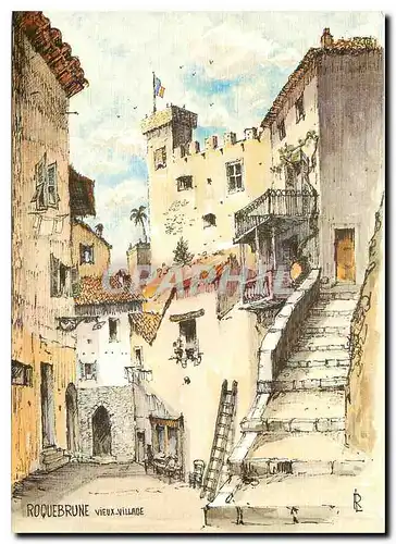 Cartes postales moderne Roquebrune Vieux Village