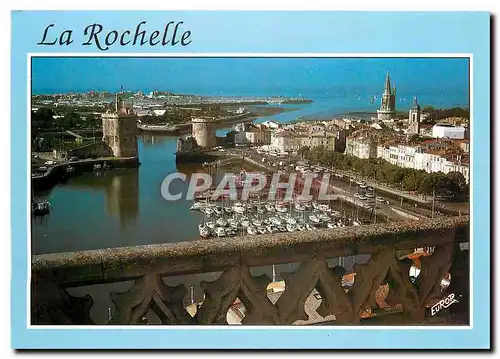 Moderne Karte La Rochelle Le Vieux port