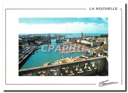 Cartes postales moderne La Rochelle Vieux port Tour Saint Nicolas Tour de la Chaine Tour des 4 sergents